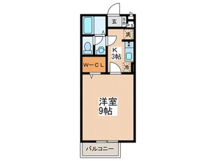 グランモア柳川C【2階】の間取り