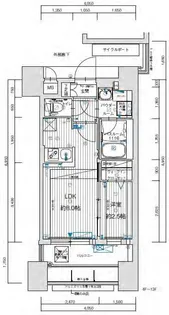 グランフォーレプライム六本松II【11階】の間取り