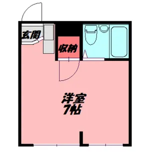 スチューデントハイム大日【1階】の間取り