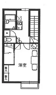ハピネス【2階】の間取り