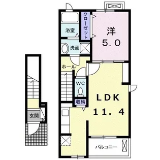 aqua marine【2階】の間取り