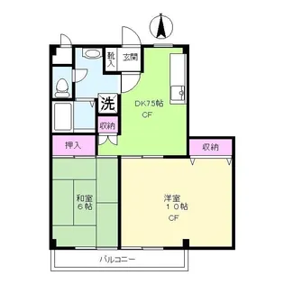 TWIN WOOD SQUARE【3階】の間取り