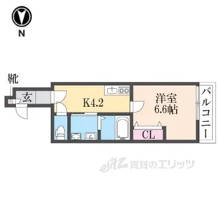 クレアール小泉東1【2階】の間取り