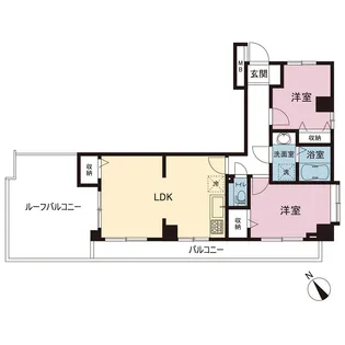 アビタシオン六浦【5階】の間取り