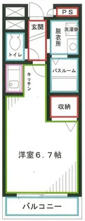 ローズスクエア【2階】の間取り