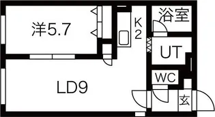 サンテラス宮の森【3階】の間取り