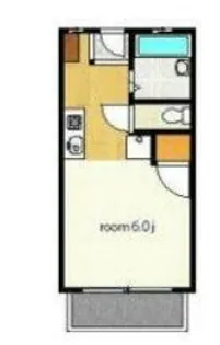 富志正第六ハイツ【1階】の間取り