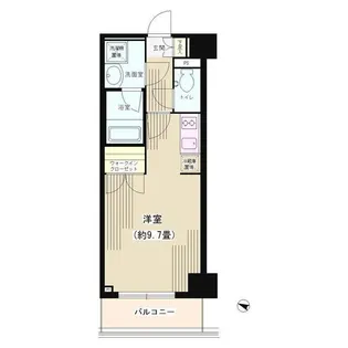 PORTO PARTIRE YOKOHAMA【8階】の間取り