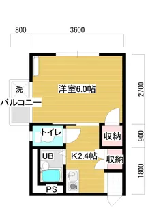 ハイム華ペット【2階】の間取り