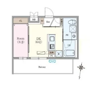 ロイジェント練馬高野台【4階】の間取り