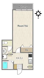 グレースサウスコート【1階】の間取り