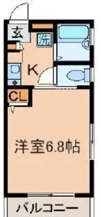 ウィステリアコンフォート【1階】の間取り