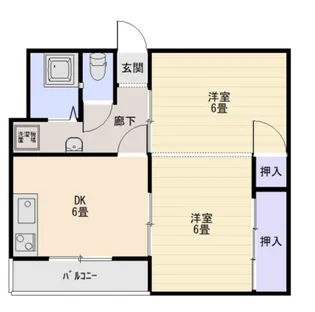 田中ビル【2階】の間取り