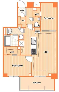 KDXレジデンス横濱紅葉坂【2階】の間取り
