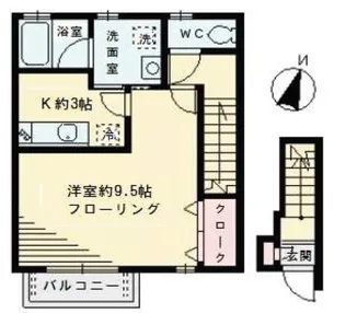 コート大町【2階】の間取り