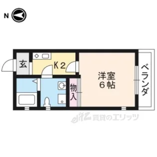 サイト京都西院【3階】の間取り