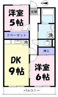 ルプソアール【5階】の間取り