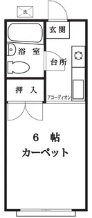 金沢アパート【1階】の間取り