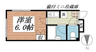 リフィナ横浜新杉田【1階】の間取り