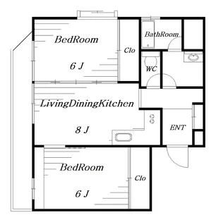 ガーデンハウス本千葉【4階】の間取り