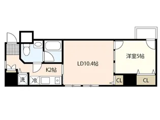 LUXES大手町【3階】の間取り