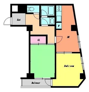 サンパレス西品川【2階】の間取り