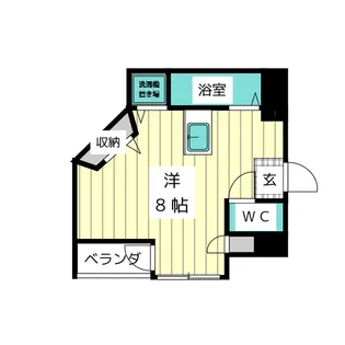 セラヴィ杁中【6階】の間取り