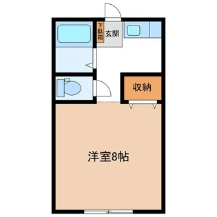 パーソンズ八王子III【1階】の間取り