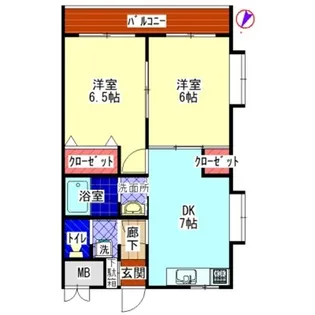 ドルチェ柊【2階】の間取り