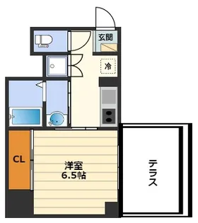 サウスガーデンレジデンス【9階】の間取り