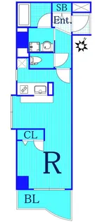 グリフィン新横浜六番館【8階】の間取り