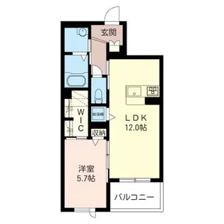 アスト【1階】の間取り