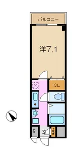 エクセルハイム【4階】の間取り