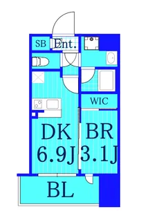 シーフォルム川崎【4階】の間取り