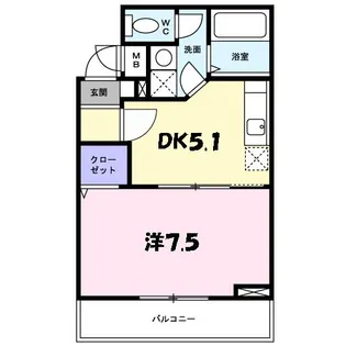 秋津州Kobe【1階】の間取り
