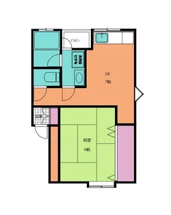 コーポ桜【2階】の間取り