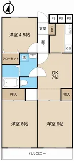 ハイマート堀崎【3階】の間取り