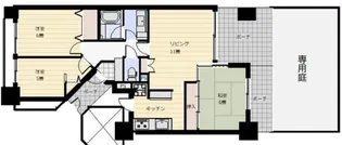 ザ・ステイツ所沢アルカディアン【1階】の間取り
