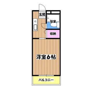 ハイツ東山A棟【4階】の間取り