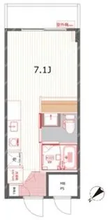 メゾンサンシャイン【12階】の間取り
