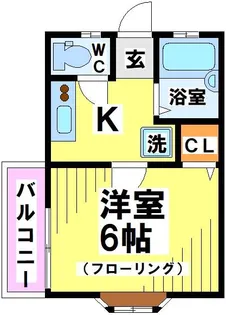 サミーハイツ【2階】の間取り