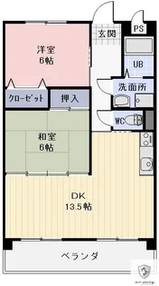 ジュエルタウン【1階】の間取り