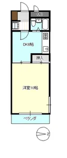 クリナーレ志家町【5階】の間取り