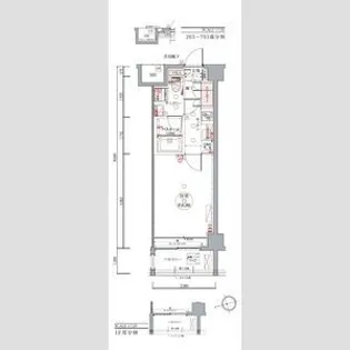 クレヴィスタ大森西【6階】の間取り