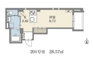 ベルア中野新橋【2階】の間取り