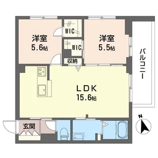 Sha Maison 桜並木【SHM】【2階】の間取り