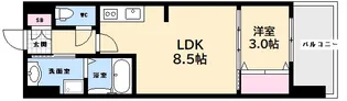 THE AL COURT【2階】の間取り