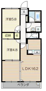 ベルフォーレ戸塚境【1階】の間取り