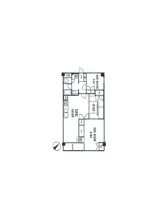 サンビューハイツ南青山【1階】の間取り