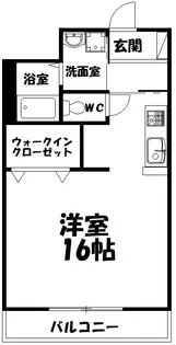 ヴィーブル住吉【3階】の間取り